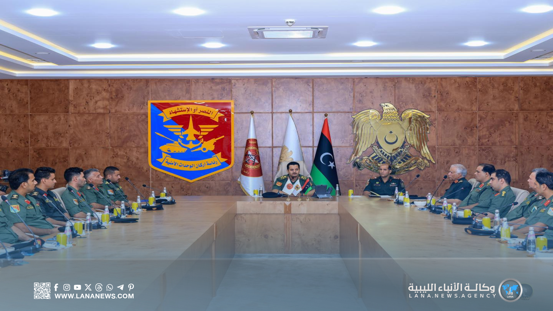 رئيس الأركان يتفقد رئاسة أركان الوحدات الأمنية ويُشيد بمستوى الجاهزية