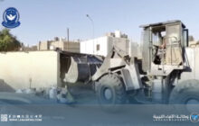 لجنة إعادة تنظيم المدن تُواصل إزالة العشوائيات والمباني غير القانونية في سبها