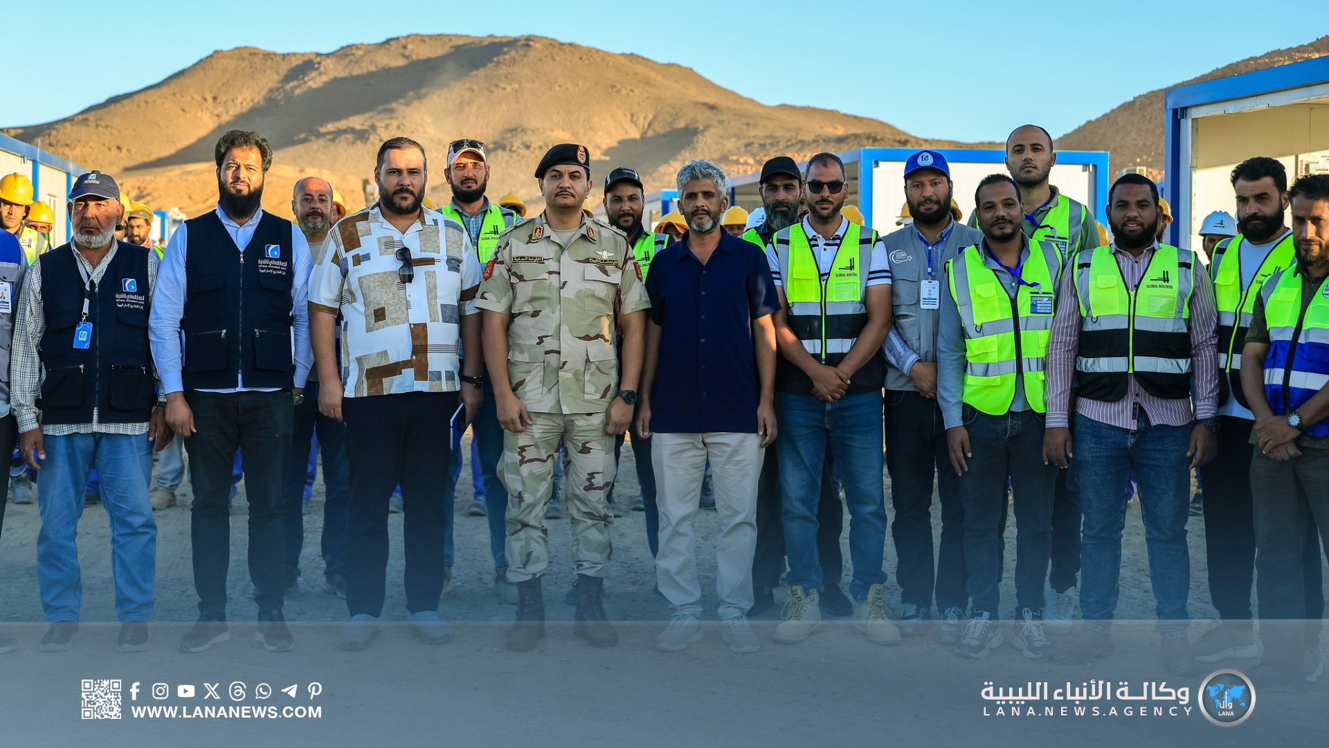 نائب القائد العام يتفقد مشروع الطريق الدولي الجنوبي ويؤكد أهميته