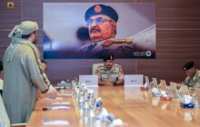 نائب القائد العام يلتقي مشايخ أولاد بوسيف في سبها