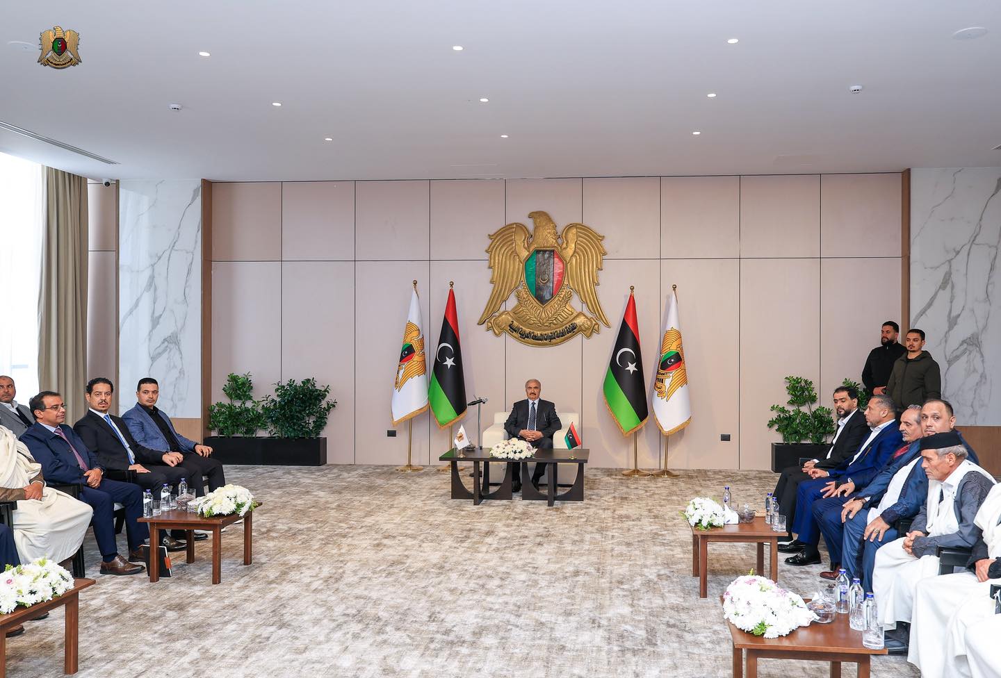 القائد العام يستقبل مشايخ وأعيان ككلة