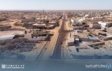 مشروع تطوير مدخل بلدية براك الشاطئ يصل لمراحله النهائية