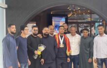 اللجنة البارالمبية تحتفل باللاعب زقلم بعد تتويجه بذهبيتين عالميتين