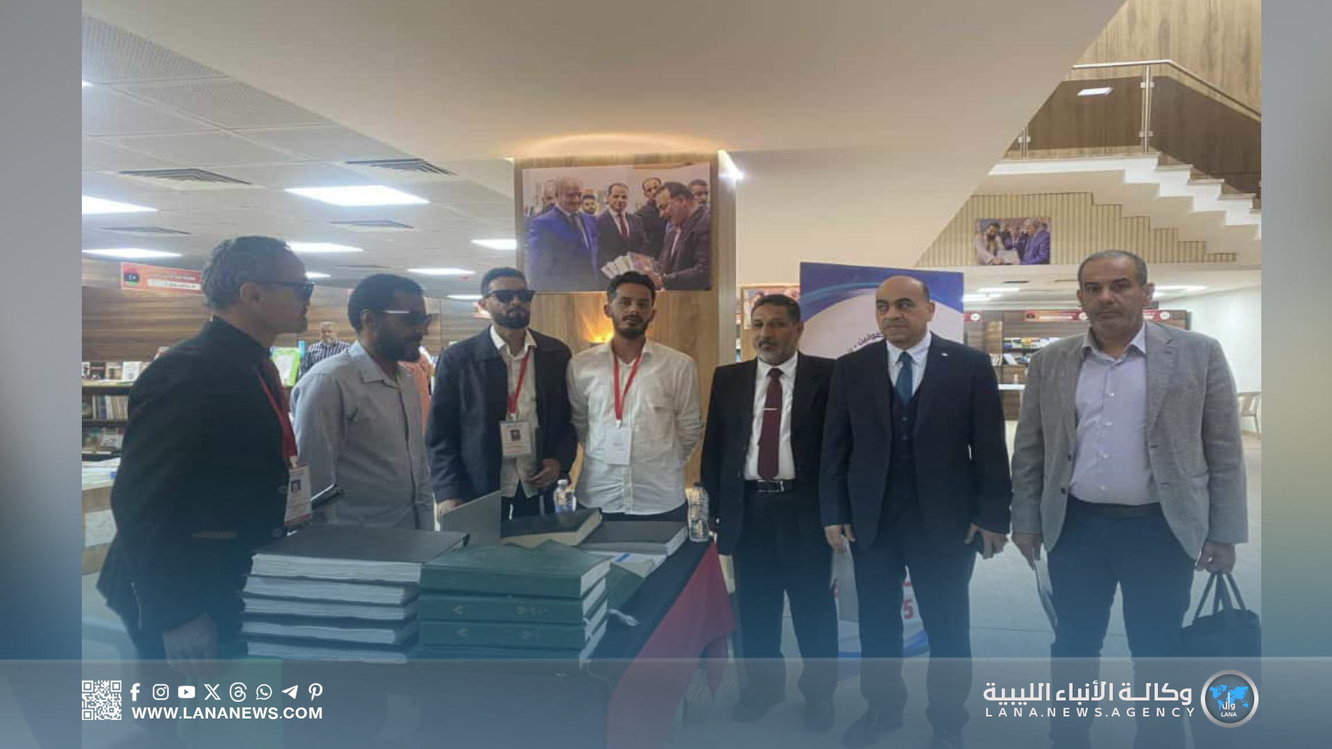 نادي الإرادة للمكفوفين يشارك في معرض بنغازي الدولي للكتاب 