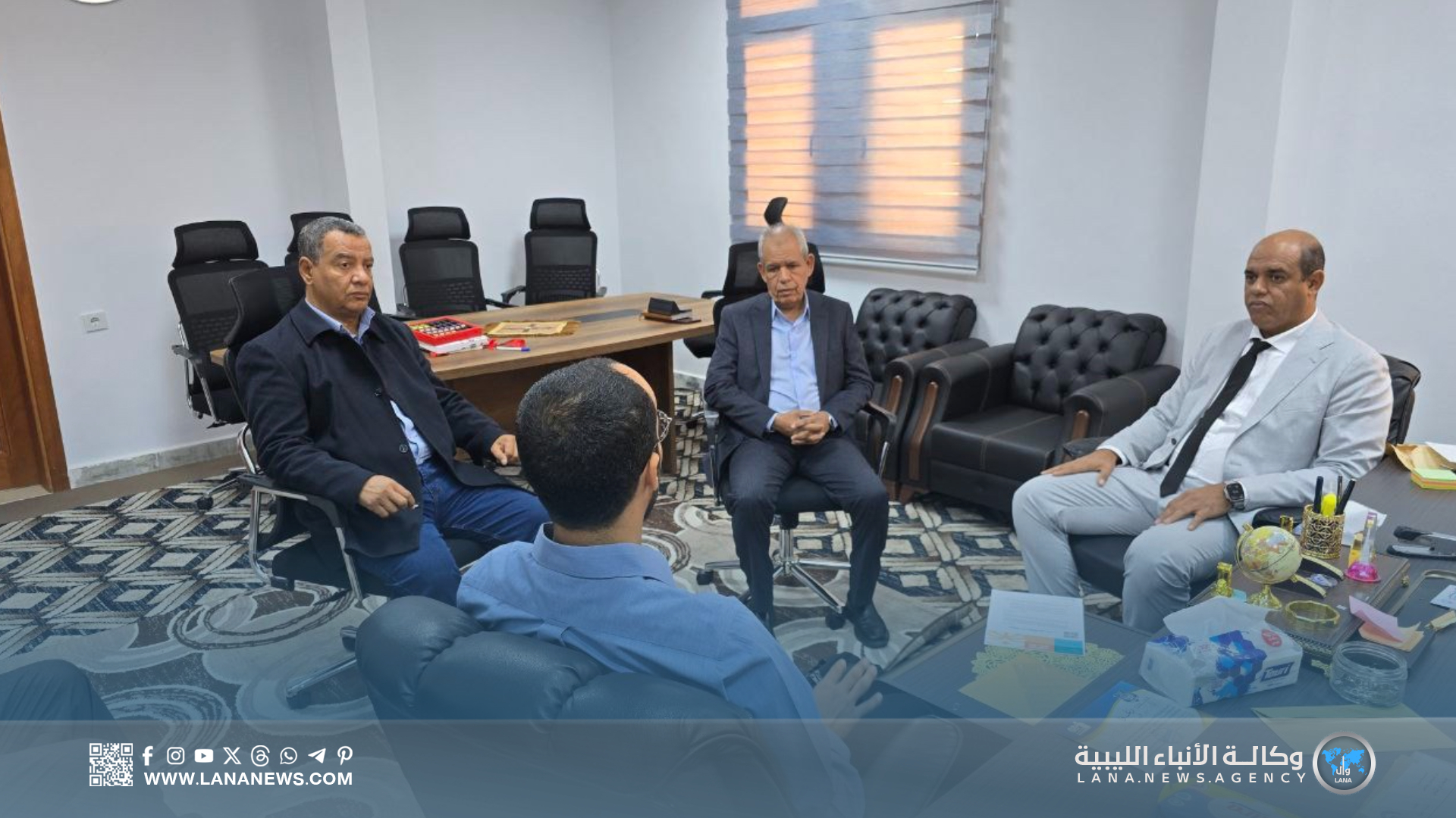 مشروع الوفاء وجامعة وادي الشاطئ يبحثان دعم ريادة شباب فزان
