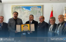 رئيس جهاز مكافحة الهجرة يستقبل رئيس الجالية السورية في ليبيا