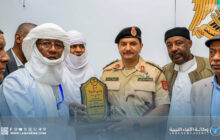 نائب القائد العام يلتقي مشائخ وأعيان أوباري دعما لاستقرار الجنوب