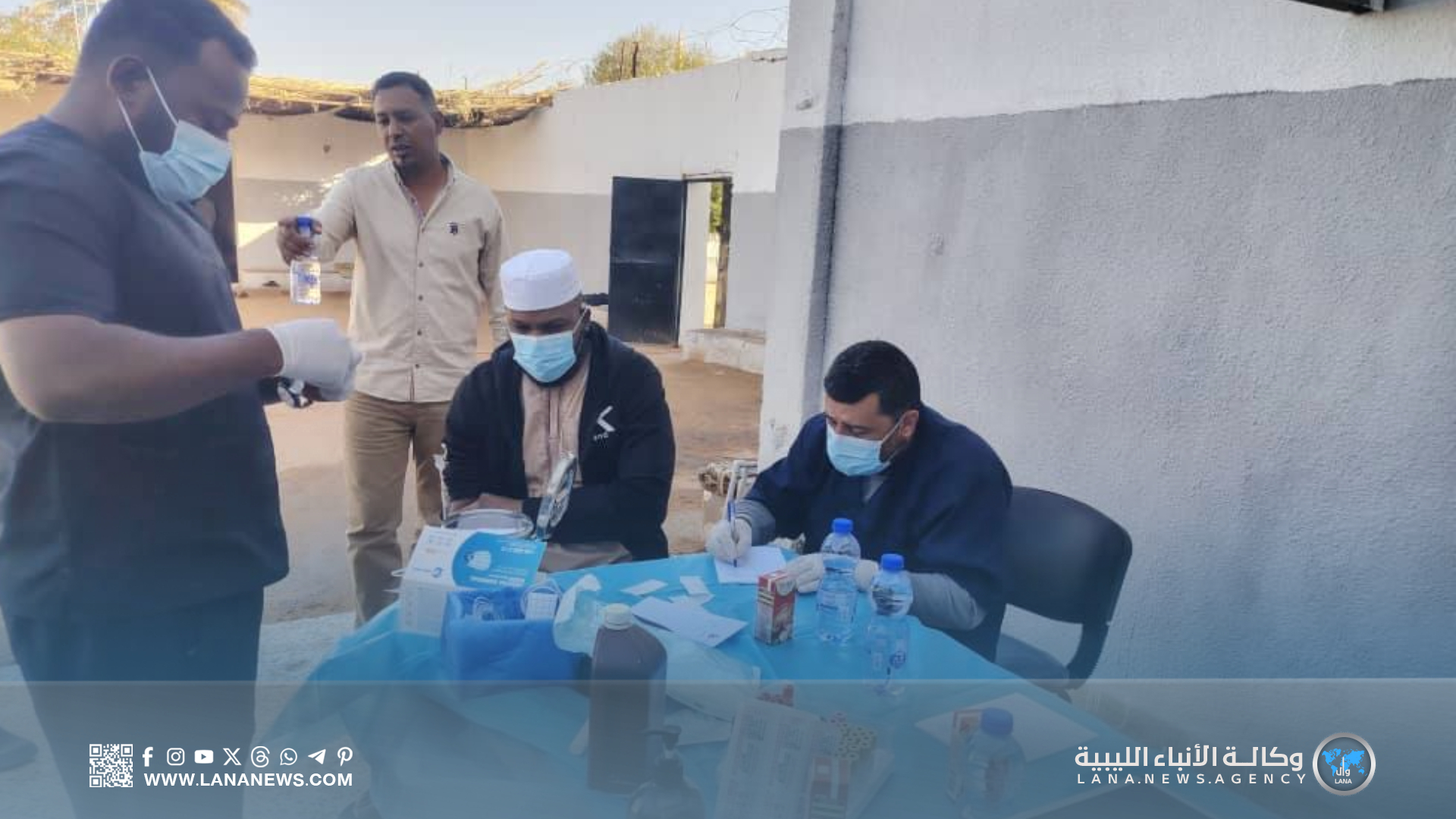 قافلة طبية تقدم خدمات علاج وفحوصات لنزلاء مؤسسة أوباري للإصلاح والتأهيل