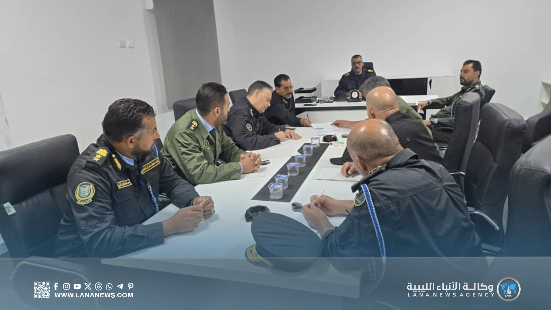 بحث معوقات العمل الجمركي في مطار سرت والمنطقة الحرة ورأس الأنوف