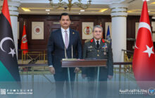 نائب القائد العام للقوات المسلحة يلتقي  رئيس هيئة الأركان العامة التركي