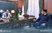 وزير الداخلية يبحث مع مدير أمن البطنان سير العمل الأمني