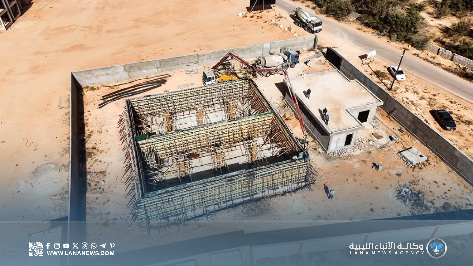 مشروع الخزان المائي بمنطقة الظهير بسرت يقترب من مراحله النهائية