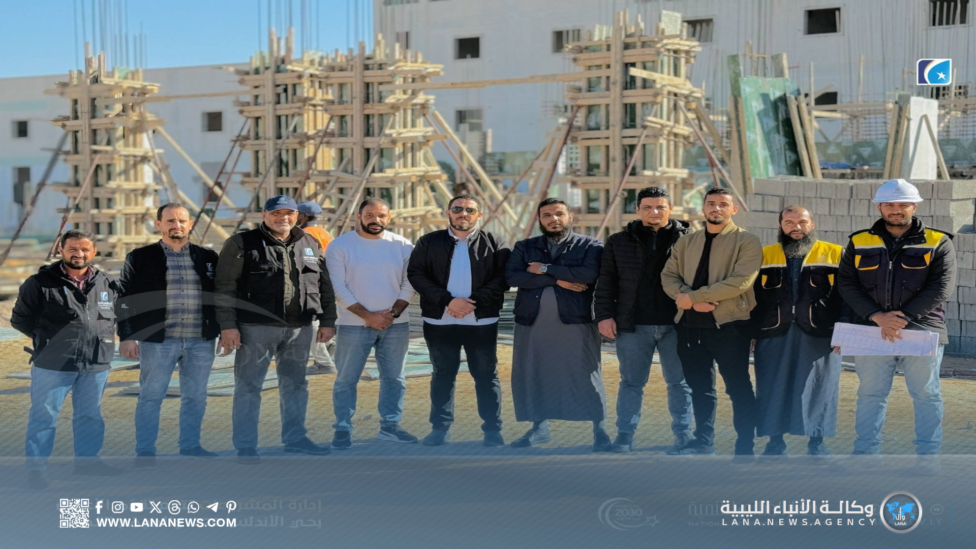 الوطني للتنمية يُتابع تقدم مشروع حي الأندلس والمجمع التجاري بسرت