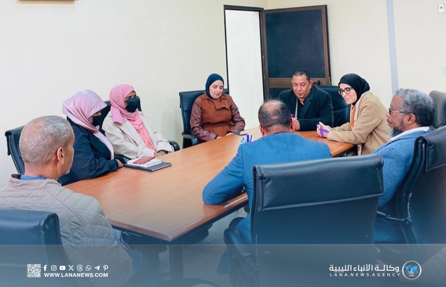 جامعتي فزان وطرابلس تناقشان تعزيز التعاون في مجال الدراسات العليا