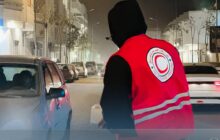 الهلال الأحمر درنة يواصل تمركزه في عدد من نقاط الإسعاف داخل المدينة