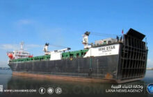 إنقاذ 11 بحارًا بعد غرق سفينة تجارية قُبالة سواحل درنة