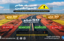 تحذير من مخالفات البناء على حرم الطريق الدولي السريع بسرت