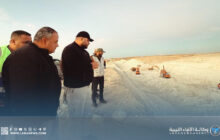 مدير الجهاز الوطني للتنمية يتفقد مشروع الطريق الدولي