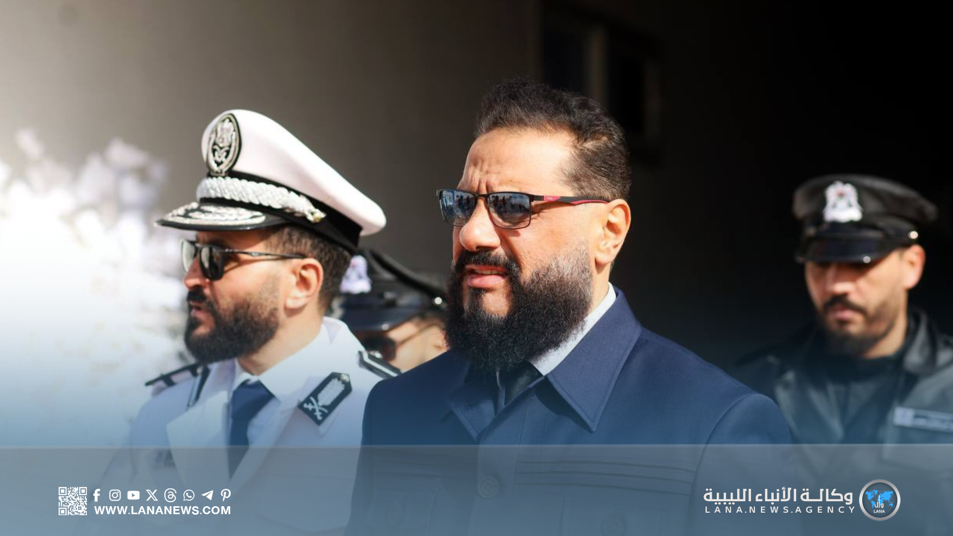 مدير أمن بنغازي يشيد بجهود القوات المسلحة ورجال الأمن خلال التقلبات الجوية