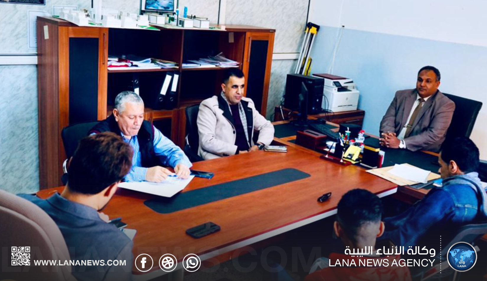 رئيس ديوان الخدمة المدنية يزور المعهد العالي بالقوارشة