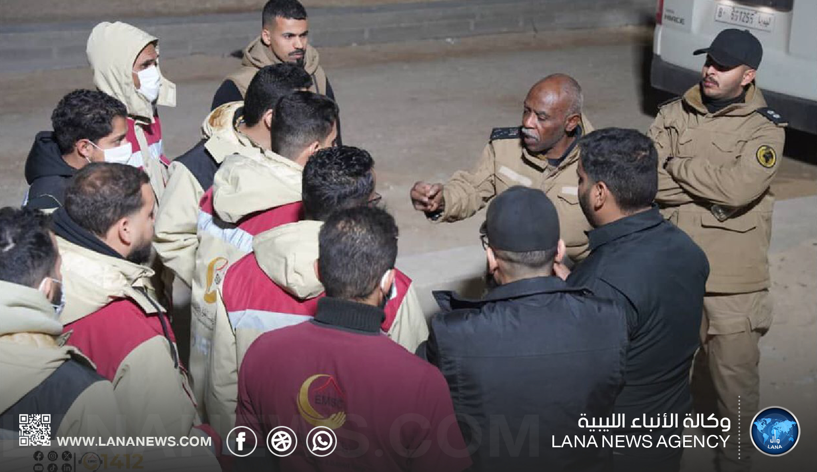 مركز طب الطوارئ ببنغازي يوفر رعاية طبية لنزلاء مركز إيواء المهاجرين