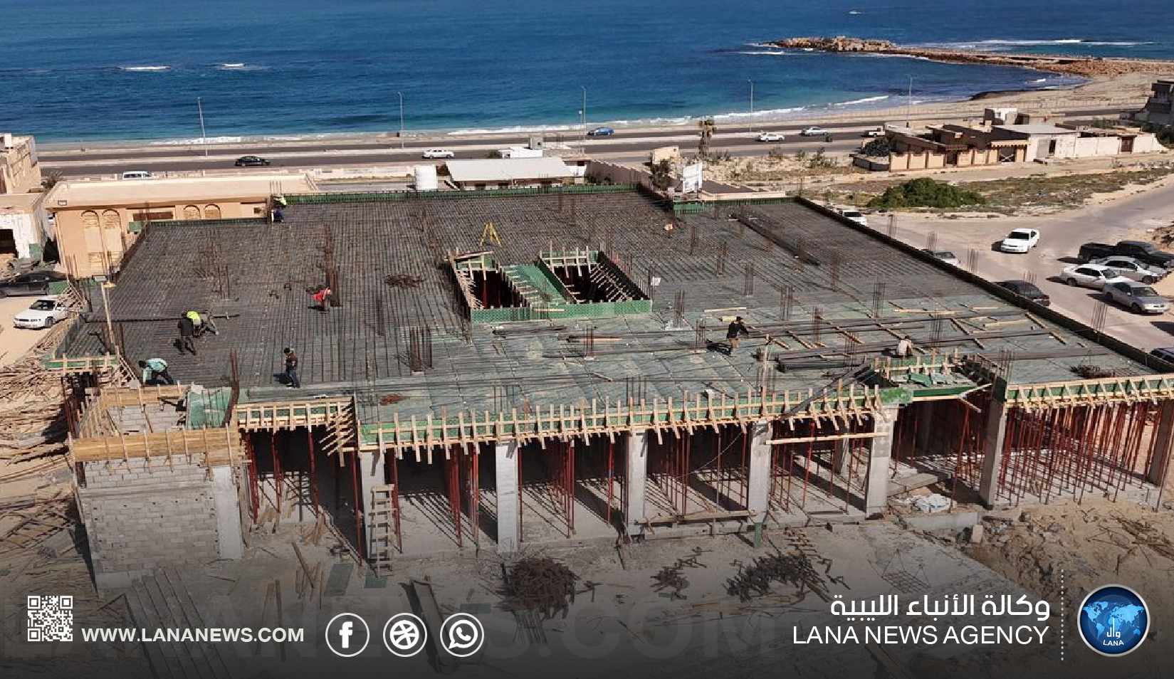 بلدية سرت تواصل إنشاء مقرها البلدي الجديد