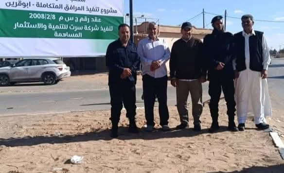 استئناف مشروع البنية التحتية بأبوقرين بعد توقف دام 18 عاماً