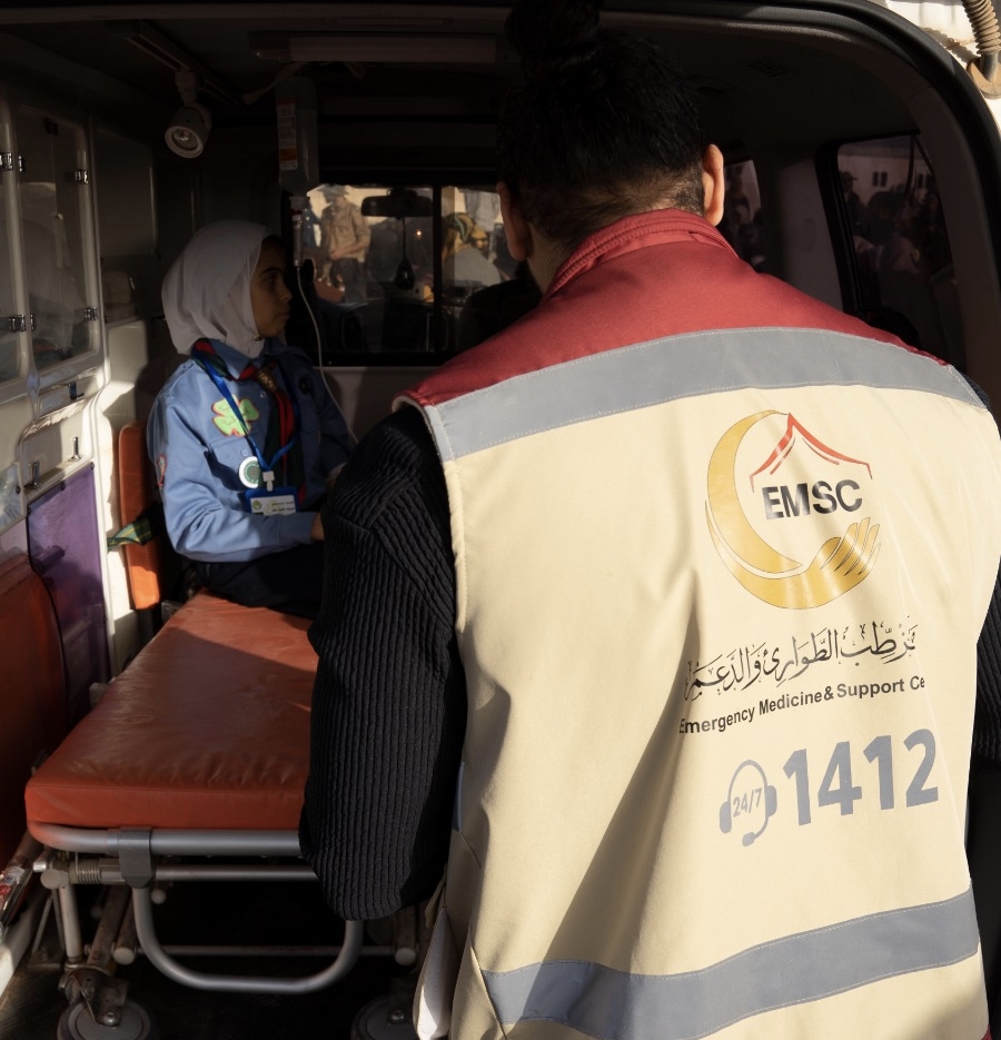 مركز الطوارئ بنغازي يشارك في تأمين المسيرة الكشفية بالذكرى الـ72 لتأسيس الكشافة