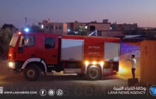 الأهالي يُخمدون حريق منزل بالأصابعة