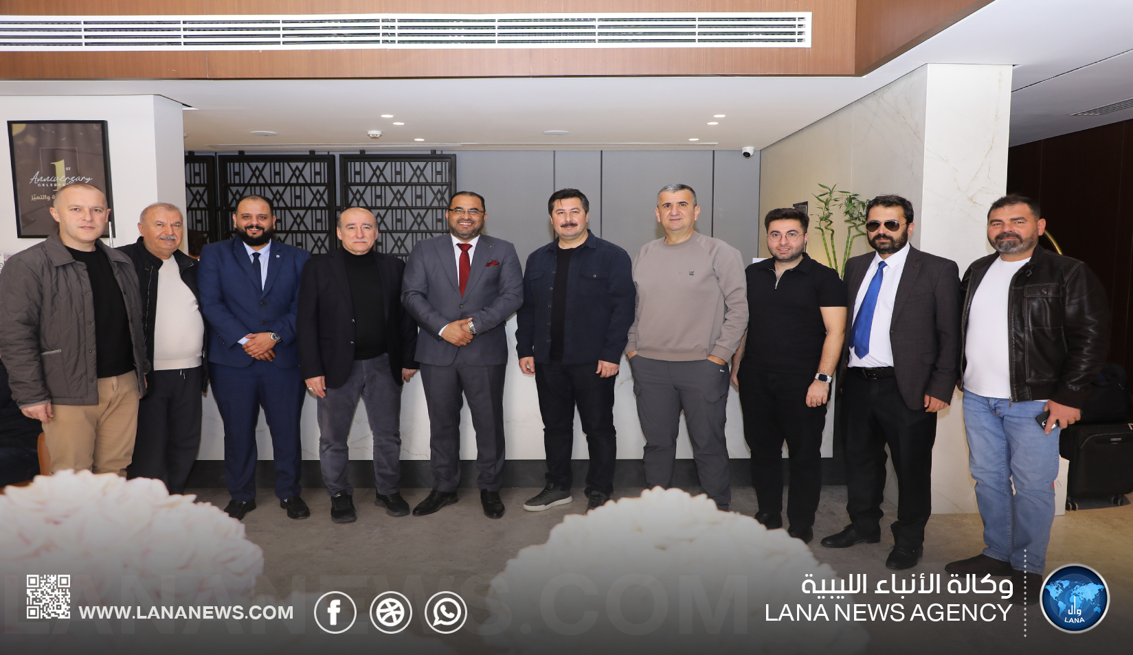 شركة إعمار ليبيا القابضة تستقبل وفد سياسي واقتصادي تركي رفيع المستوى