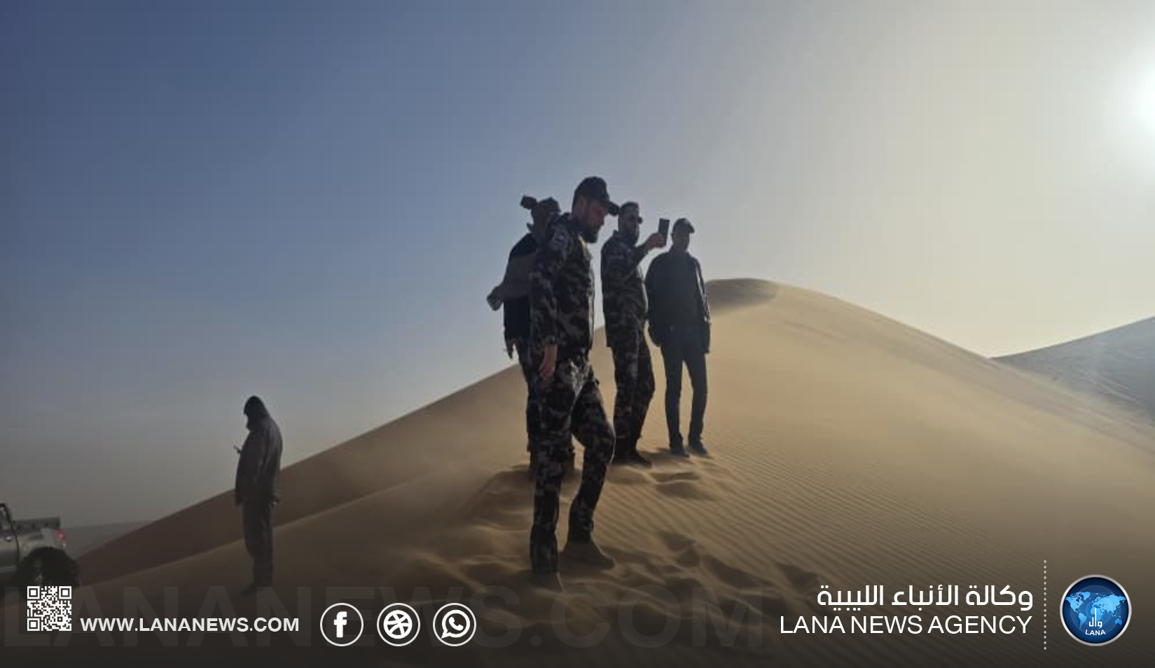 دوريات صحراوية للجنة إعادة تنظيم المدن لمكافحة الهجرة والمخدرات