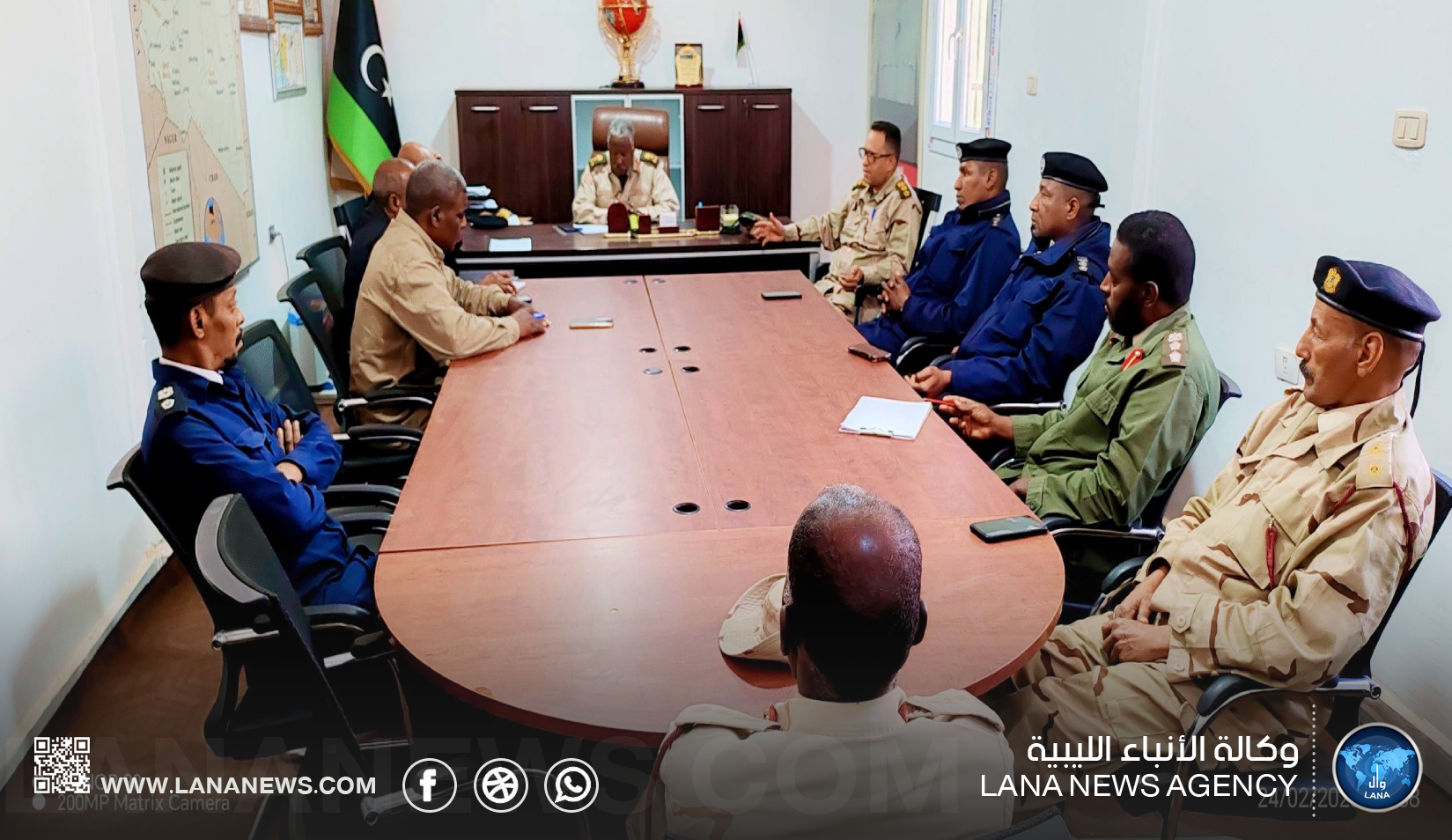 أوباري | اجتماع مُوسّع لتنسيق جهود الأجهزة الأمنية والحكومية