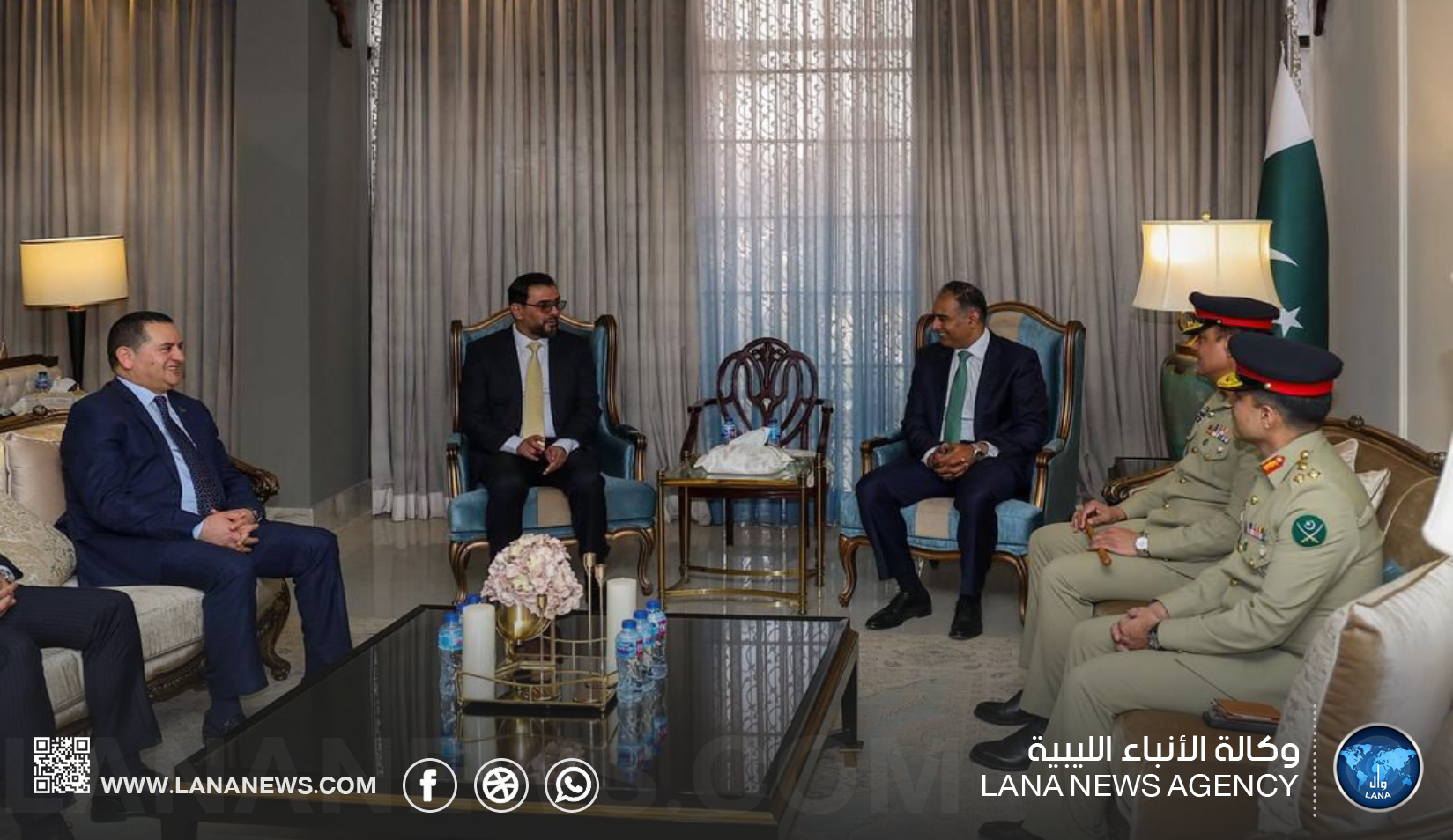 الحكومة الليبية تبحث تعزيز الشراكة الاستراتيجية مع باكستان