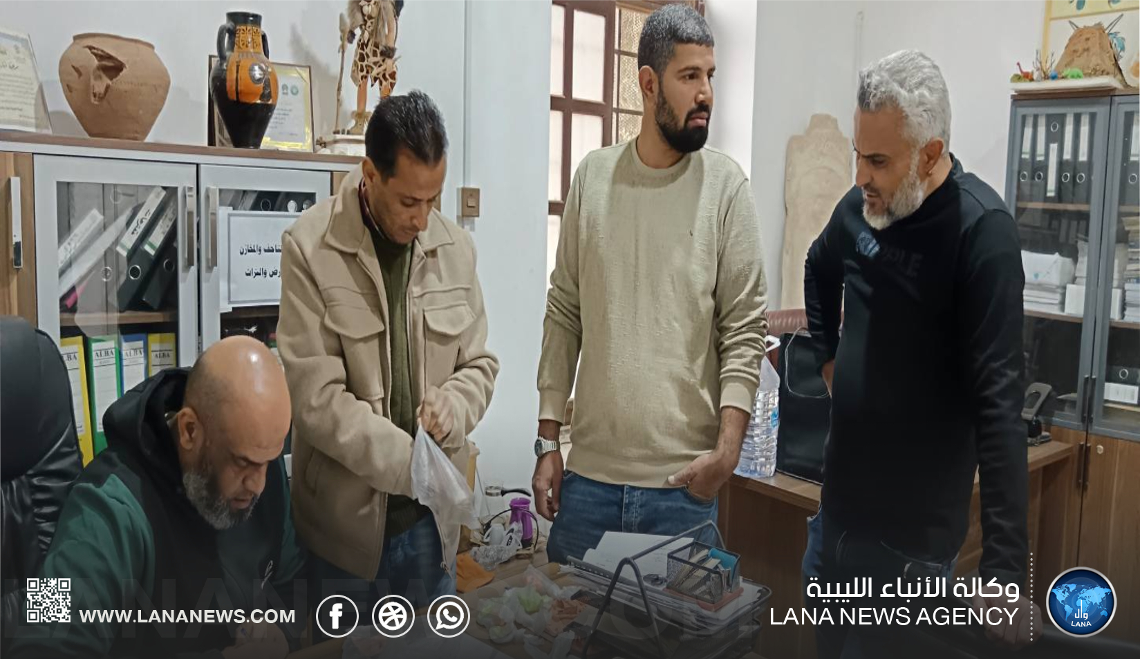 آثار بنغازي تستلم عملات معدنية أثرية