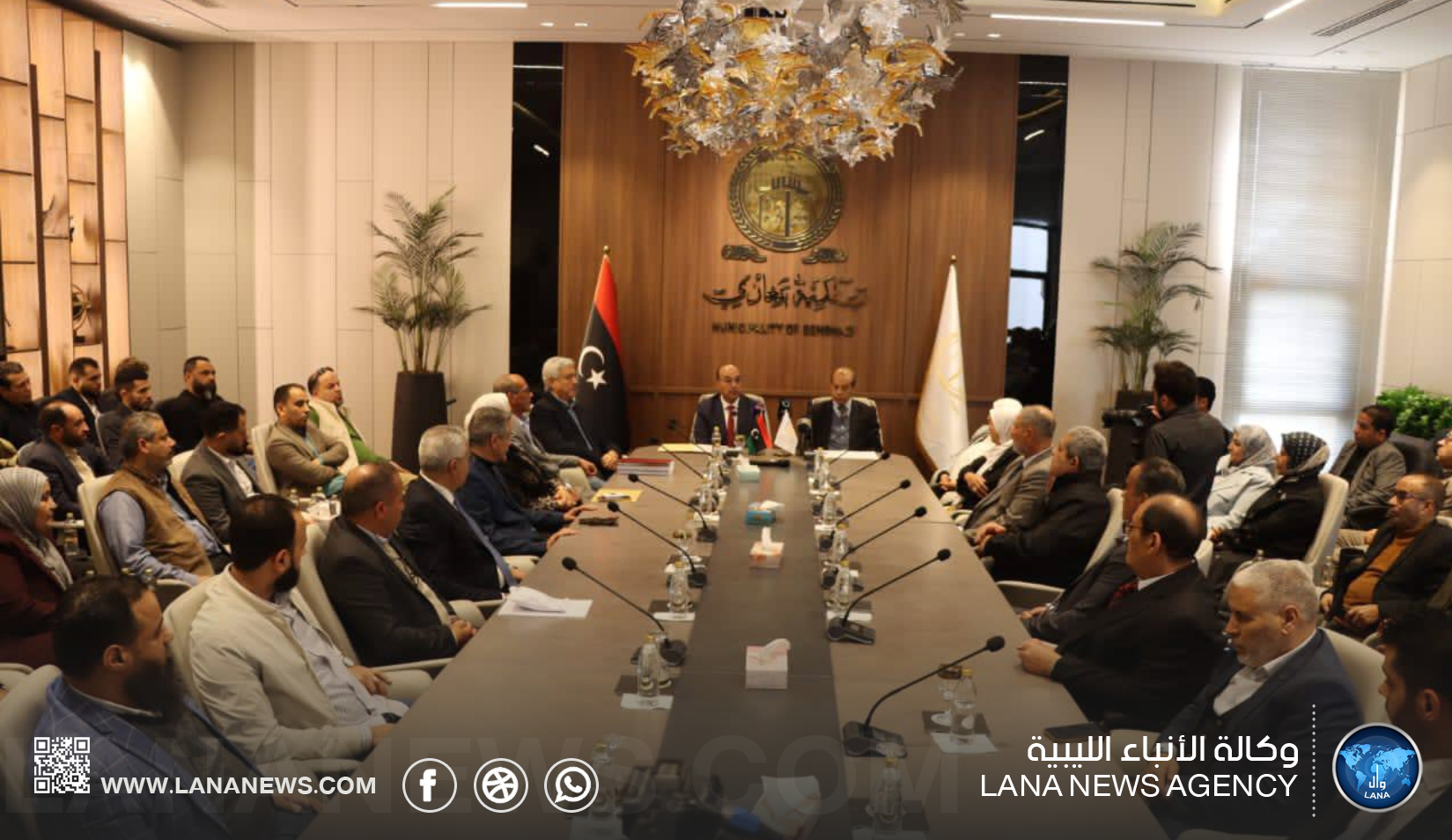 بلدية بنغازي تشهد مراسم تسليم واستلام المجلس البلدي المنتخب