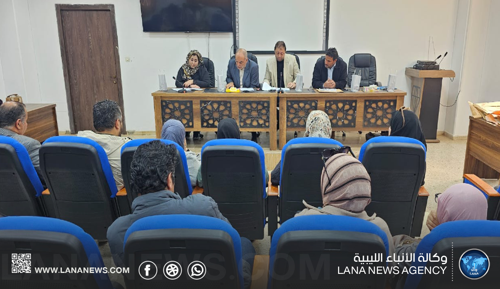 جامعة بنغازي ترصد توظيف الإعلام الرقمي بجمعية الكفيف
