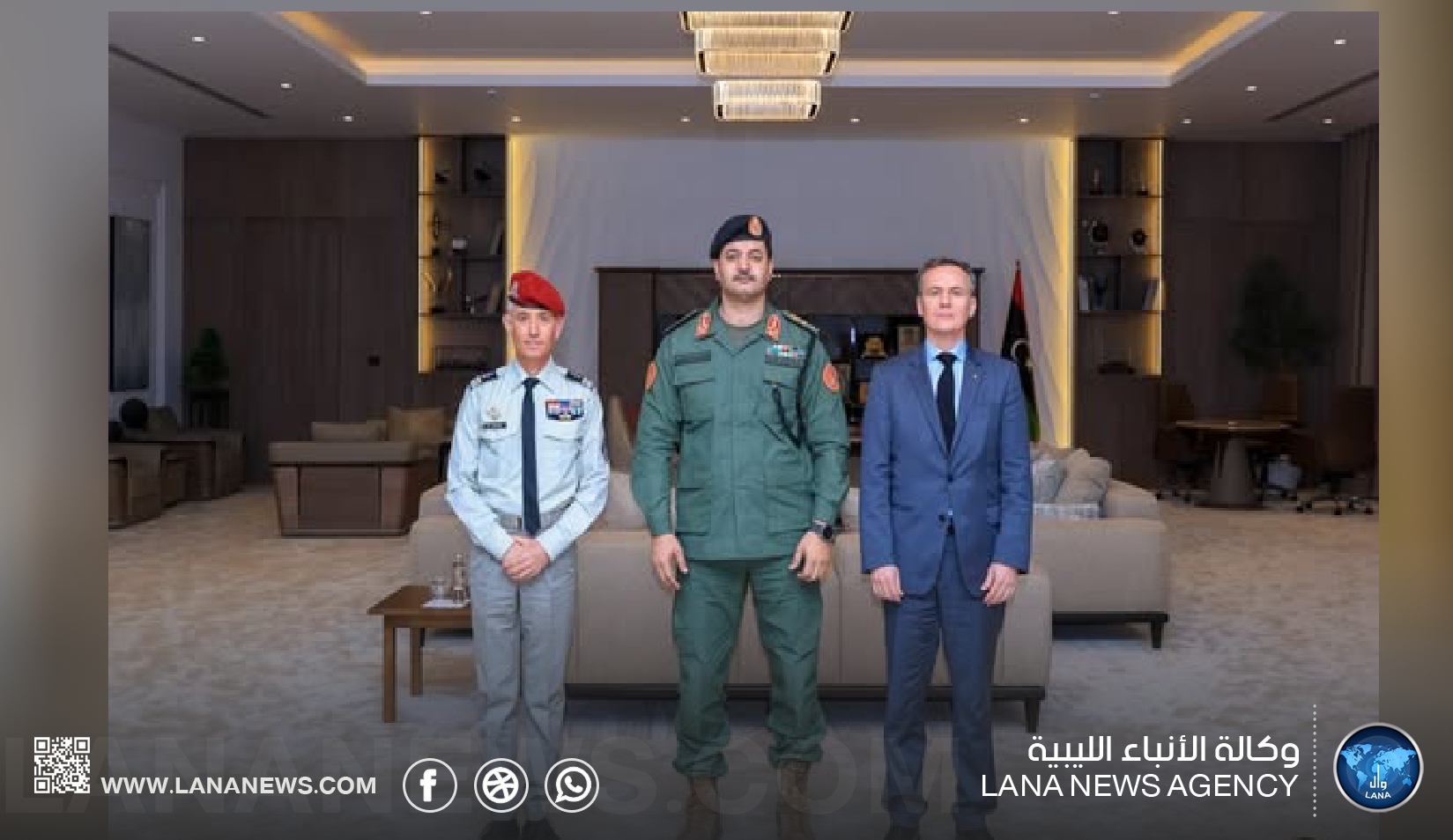 رئيس الأركان يستقبل سفير فرنسا ويبحث تعزيز التعاون