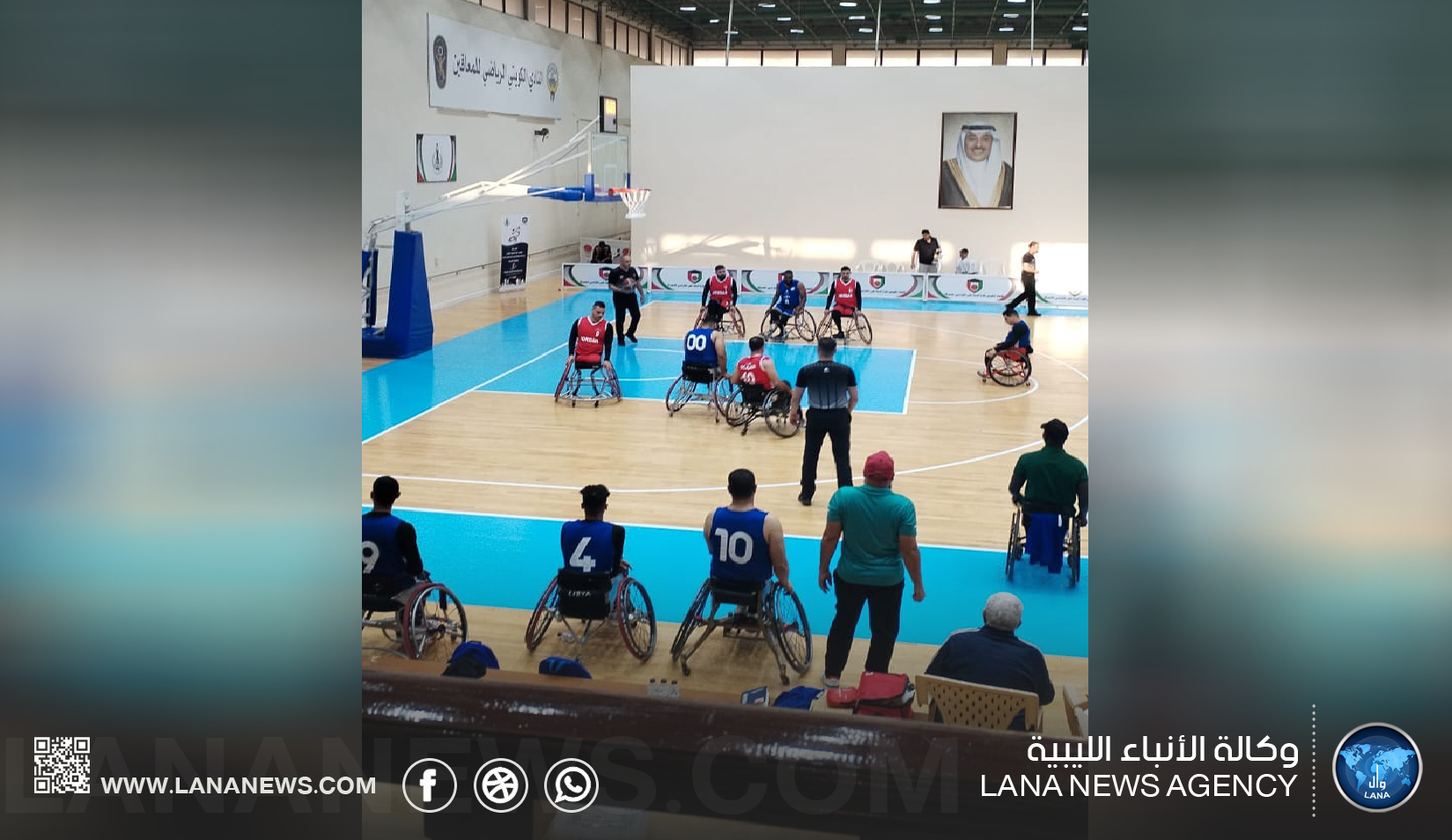 المنتخب الوطني للكراسي المتحركة يحقق فوزا في البطولة العربية