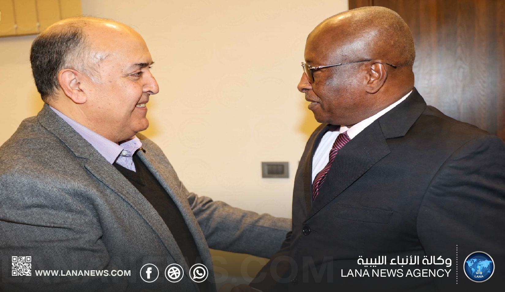 رئيس ديوان مجلس النواب يلتقي سفير جمهورية تشاد لدى ليبيا