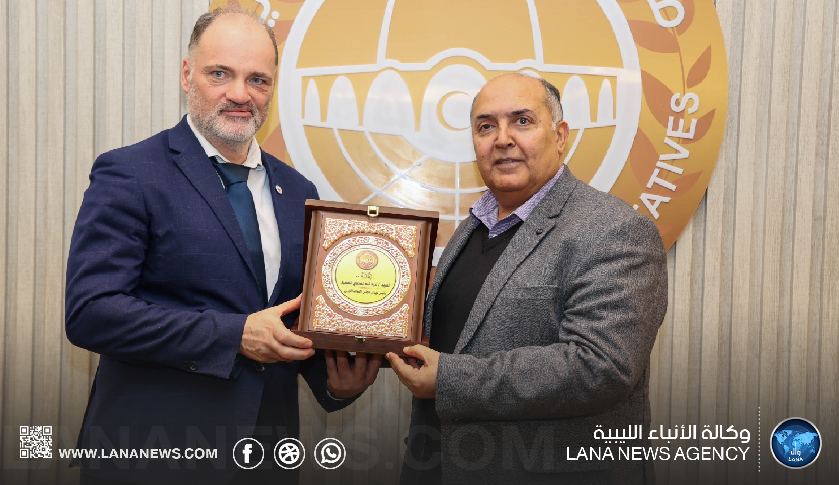 رئيس ديوان مجلس النواب يبحث التعاون مع الصليب الأحمر