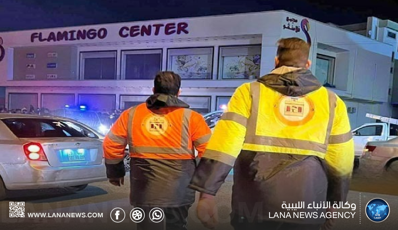 حريق بمجمع تجاري ببني وليد يسفر عن حالات اختناق