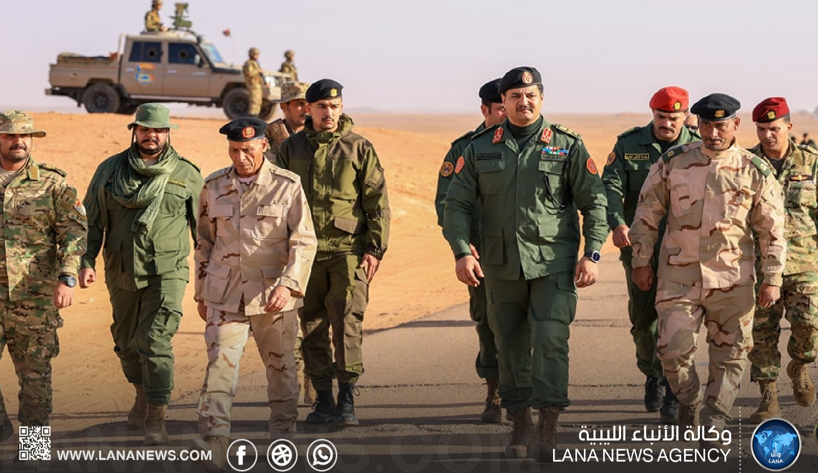 رئيس الأركان يتفقد وحدات القوات المسلحة بمنفذ التوم الحدودي