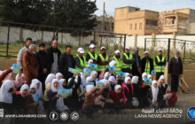 مدارس مسة تستقبل فريق التشجير الوزاري