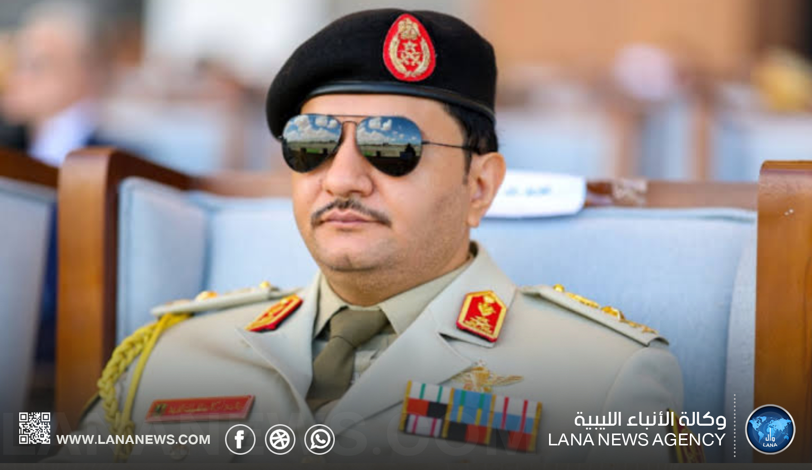 نائب القائد العام يعزي أهالي الرائد فارس الفرجاني