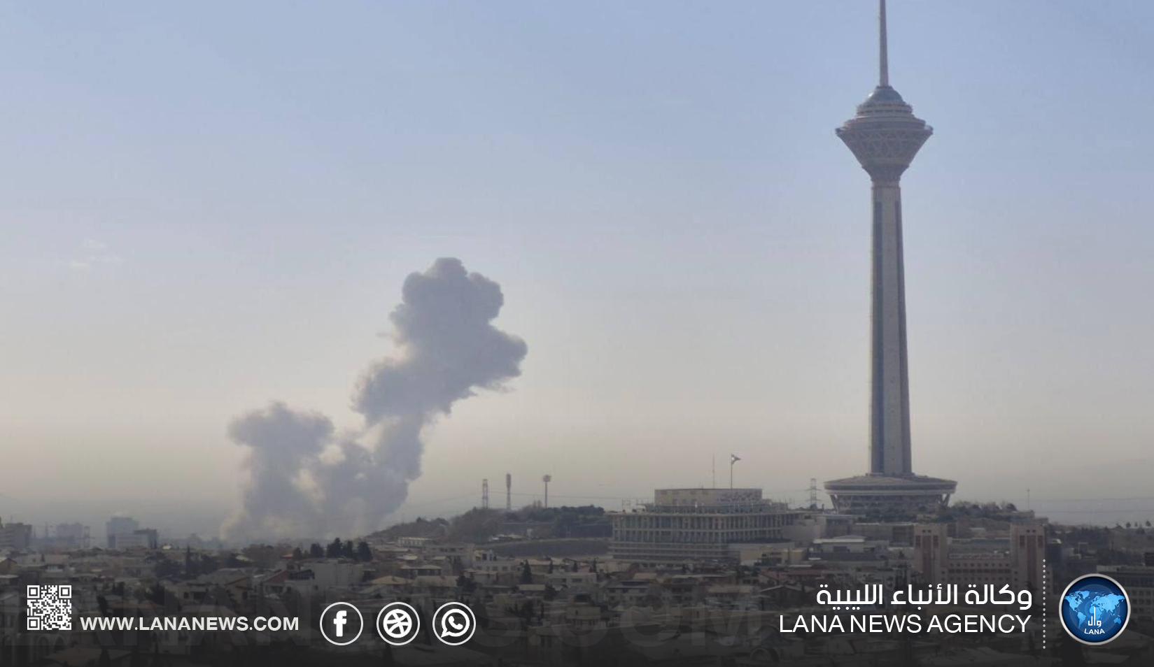 بدء هجوم أمريكي صهيوني واسع على إيران