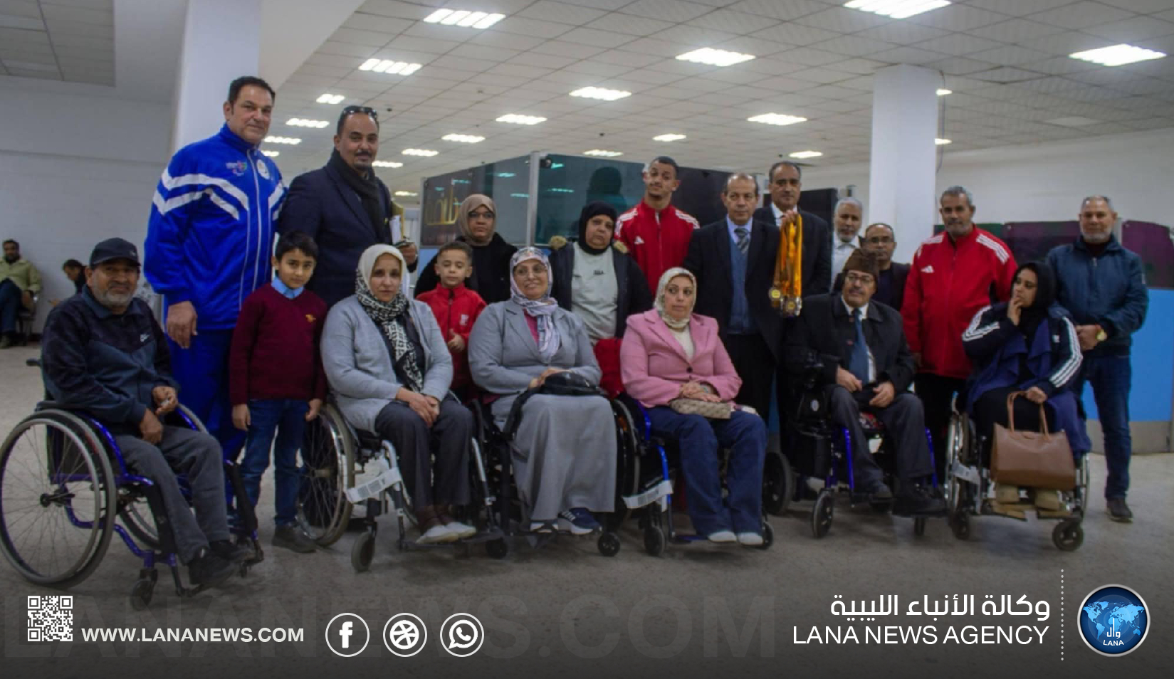 الرقيبي يثمن دعم بلدية بنغازي لرياضيي ذوي الإعاقة