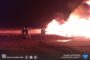 شركة الخليج العربي للنفط تعلن احتواء حريق بمنطقة الحمادة