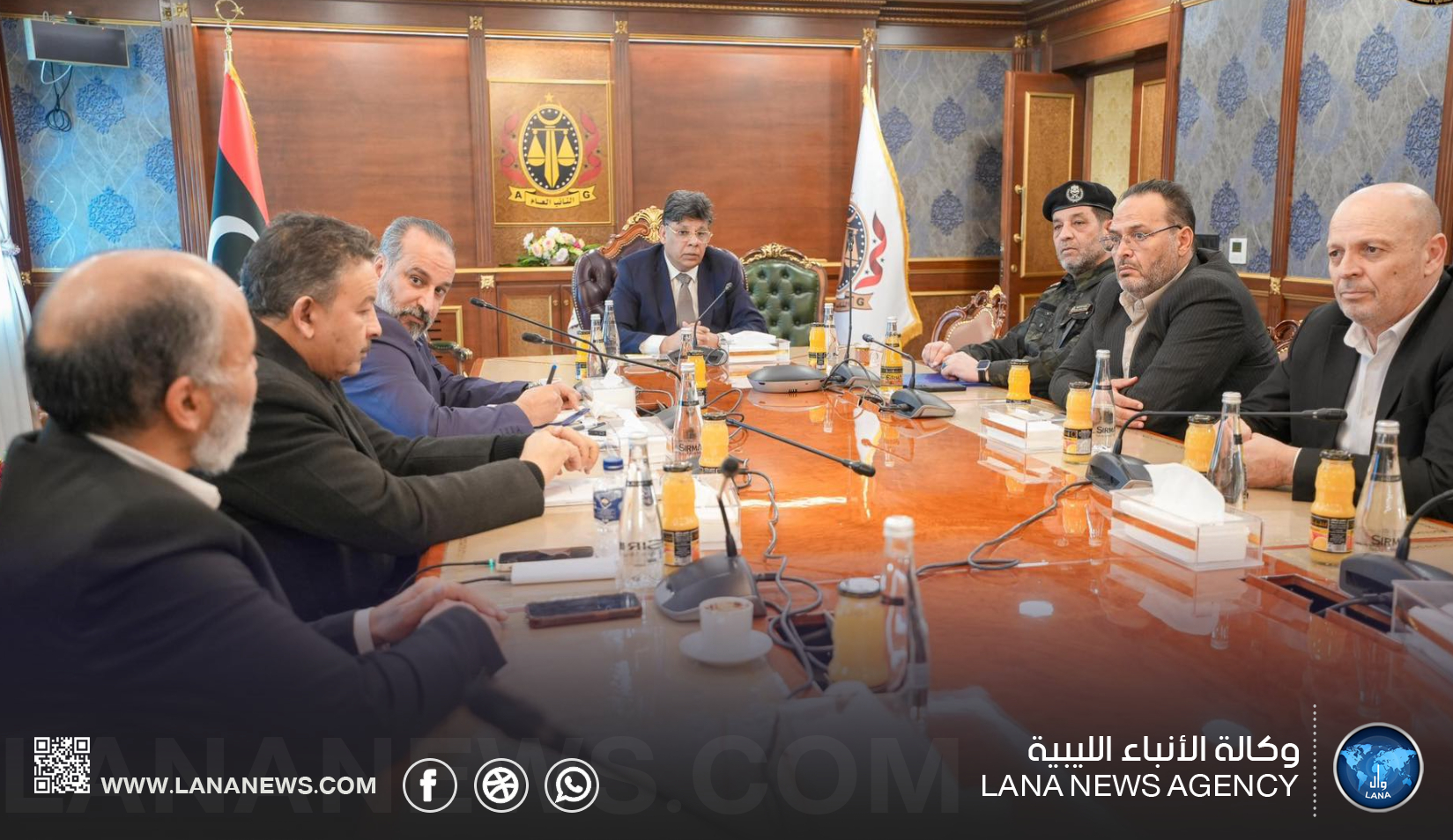 النائب العام يبحث مشروع استحداث قاعدة بيانات السجل المدني الإلكترونية