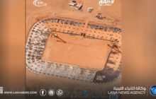 نسبة إنجاز 24٪ في أعمال ملعب الشاوش غربال الدولي بمدينة سبها