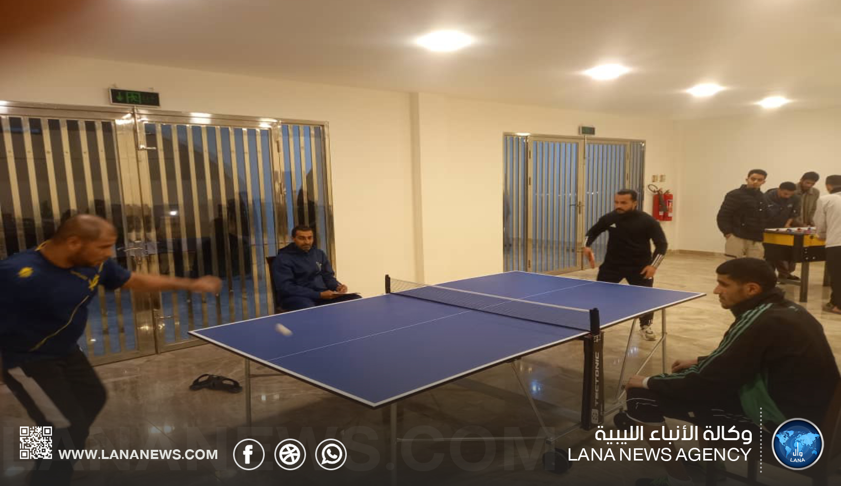 سرت | تواصل منافسات بطولة «لمة خير» الرمضانية لكرة الطاولة